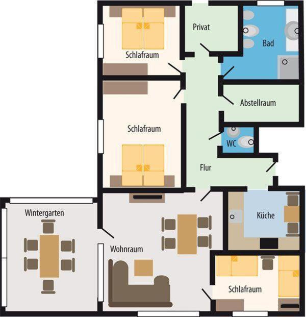 Haus Lily Nr.02 Bis Zu 6 Personen Davon Max. 2 Kinder Busum Exterior photo